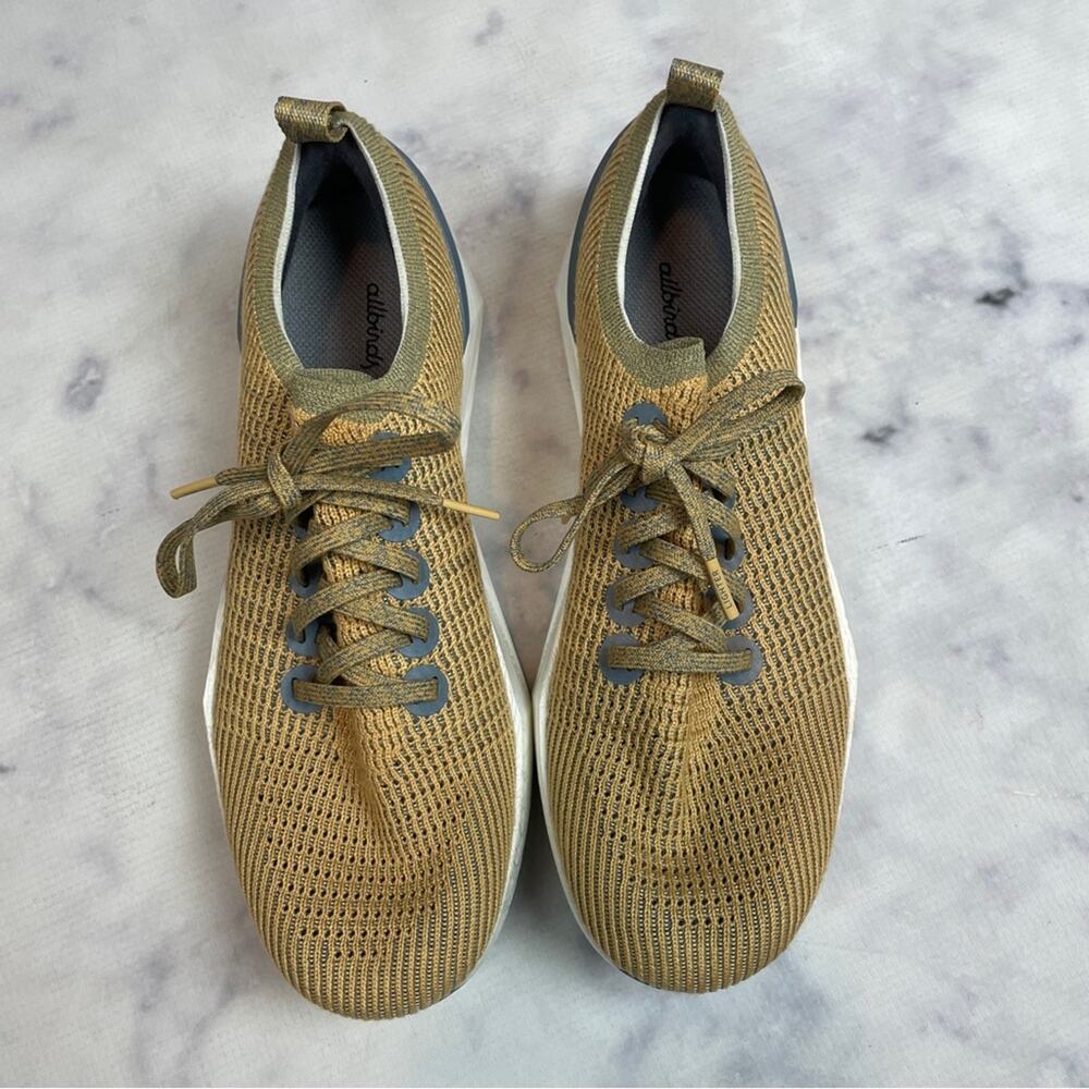 Allbirds Tree Flyer Forage Tan Running Sneakers Sz 11 - Picture 3 of 11